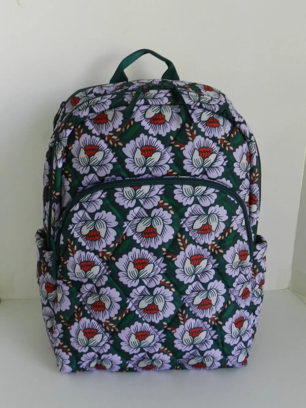 Vera Bradley Ultralight Essential LARGE Backpack Laptop Bag Floral